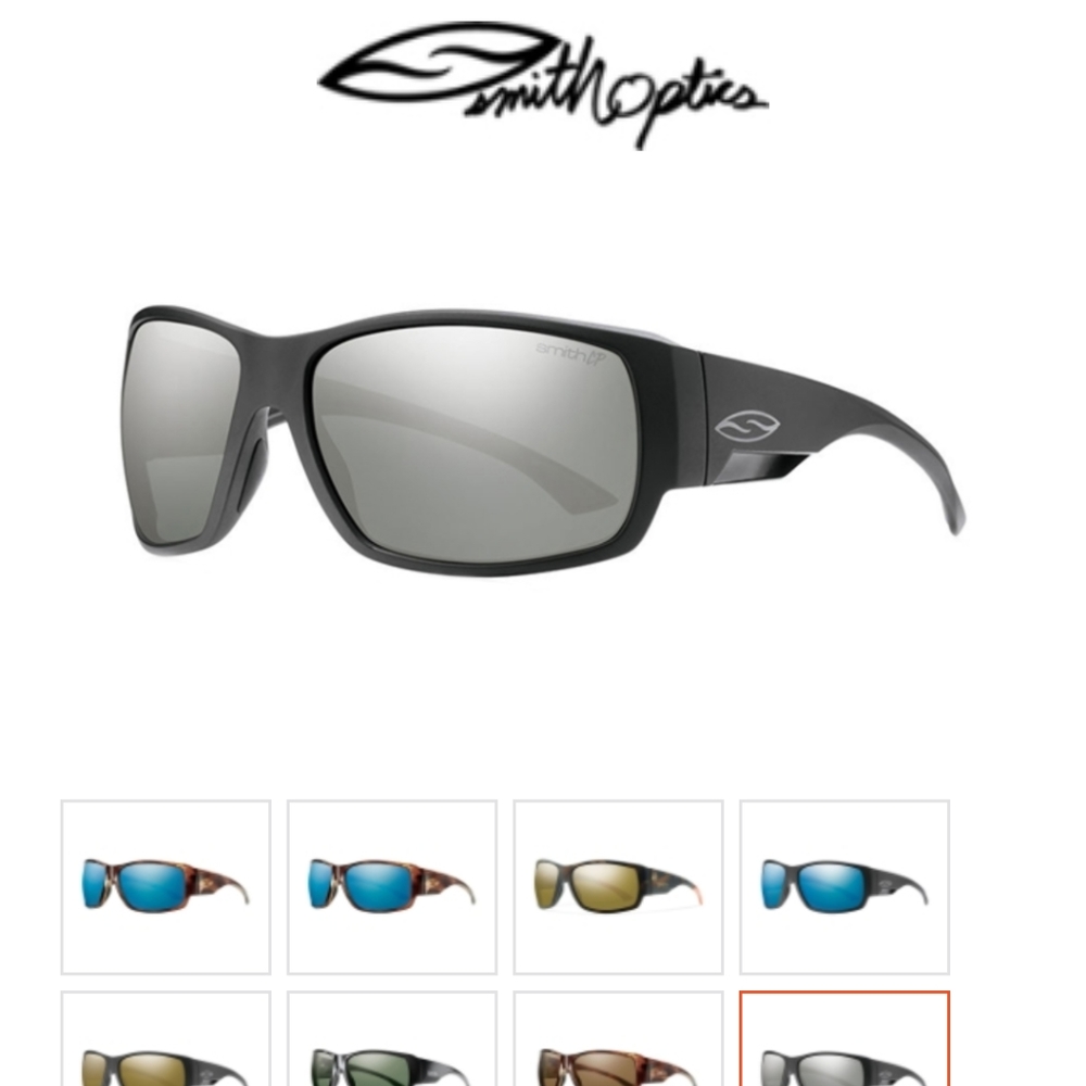 SMITH Dockside matte black platinum mirror